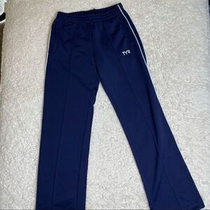 TYR navy track pants size small